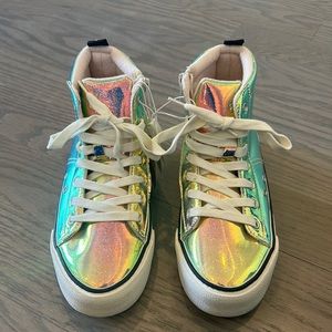 Never worn with tags girl sneakers